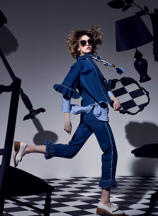 Karen Walker サングラス カレンウォーカー 白 ウエリントン